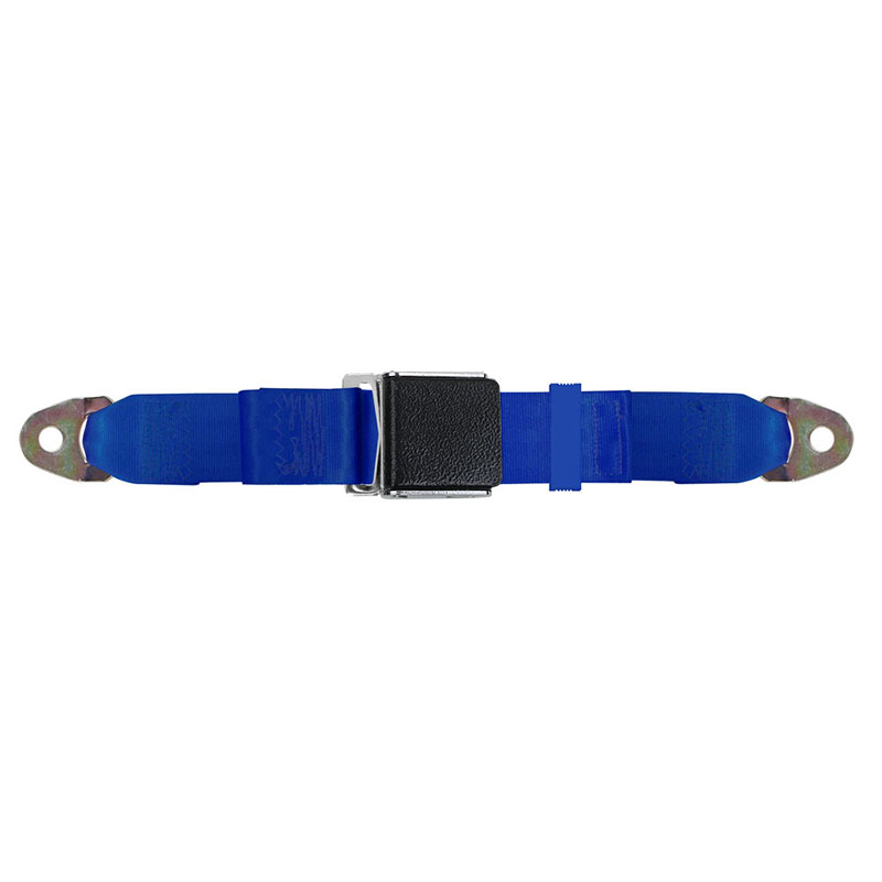 Lap Seat Belt, Wrinkled Lift Latch, Cobalt Blue