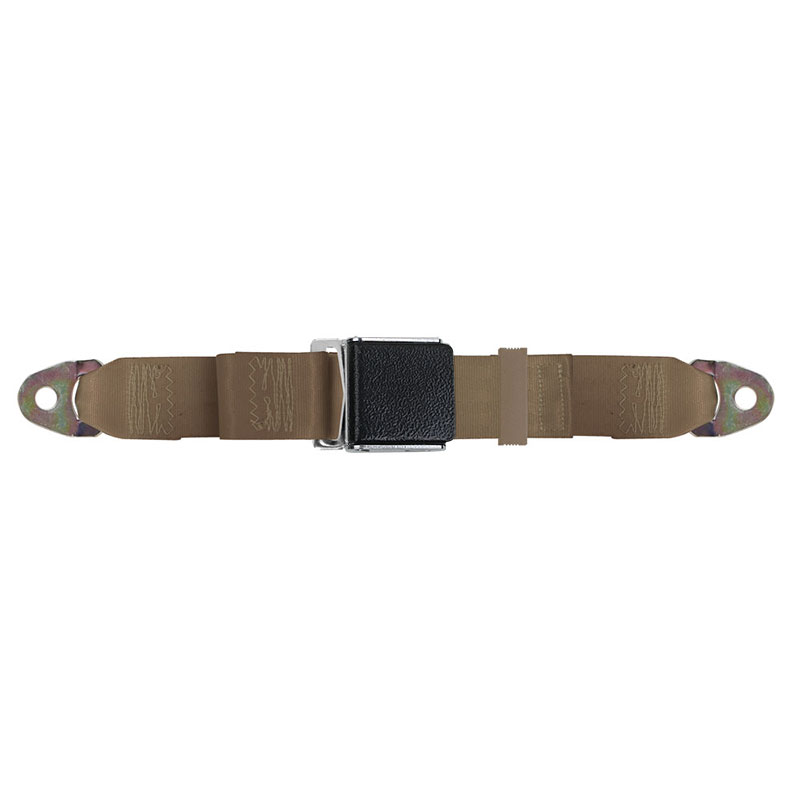 Lap Seat Belt, Wrinkled Lift Latch, Medium Beige