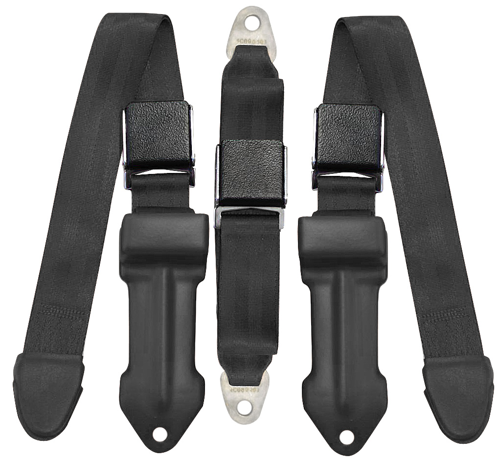 Mopar 1968-70, B Body Lap Belts for use w/ Bench Seat | Replacement ...