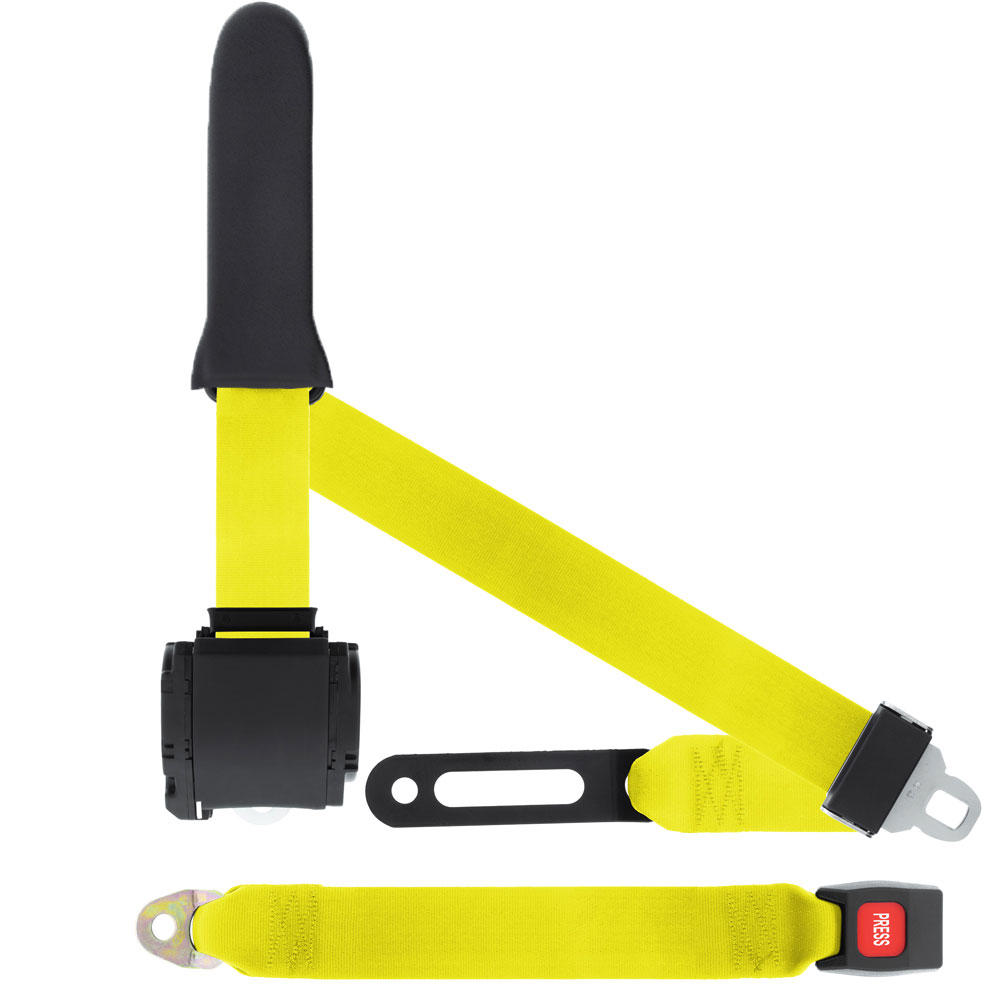 Yellow Seat Belts | SeatBeltsPlus.com