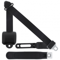 3 Point Retractable Lap & Shoulder Seatbelts