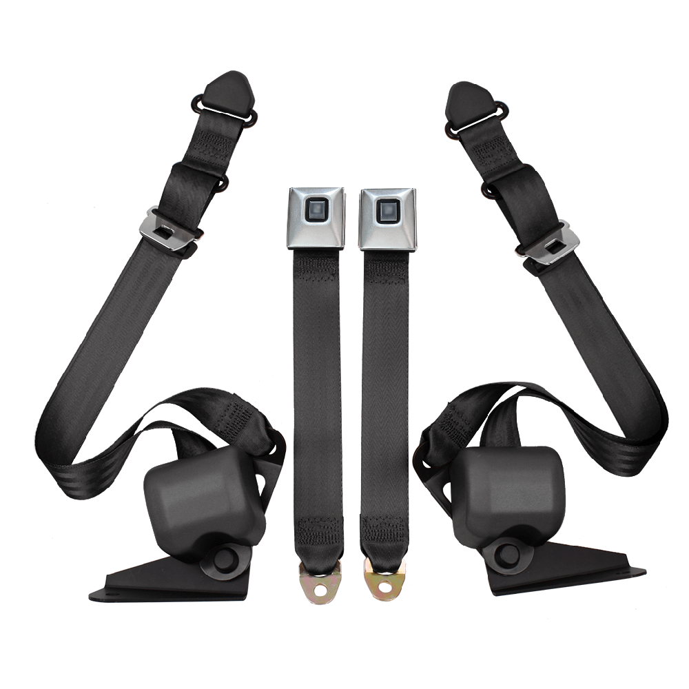 3 point retractable seat belt kit