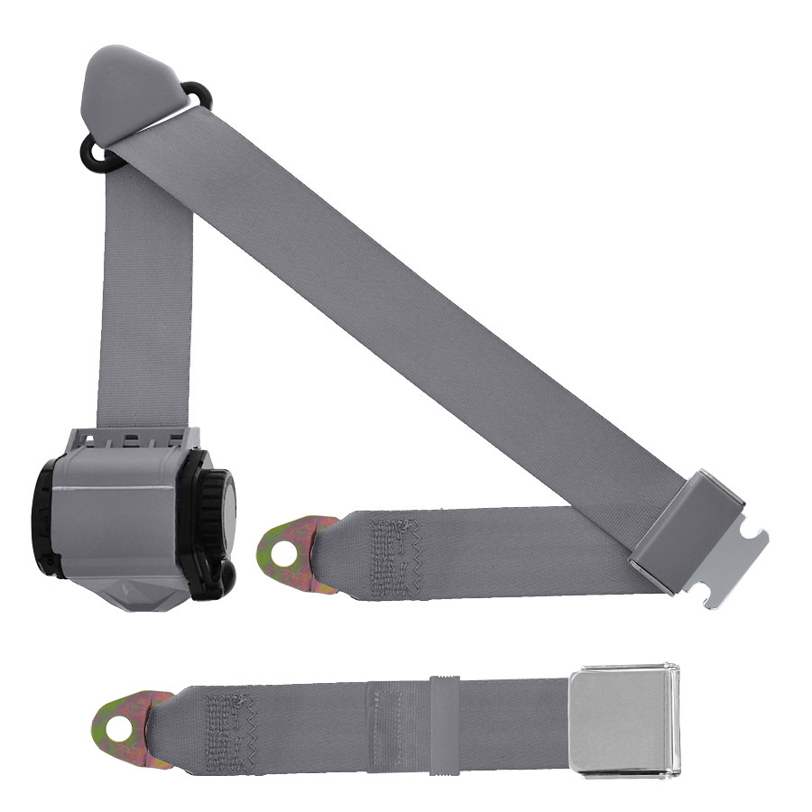 3 Point Retractable Seat Belt With Chrome Lift Latch